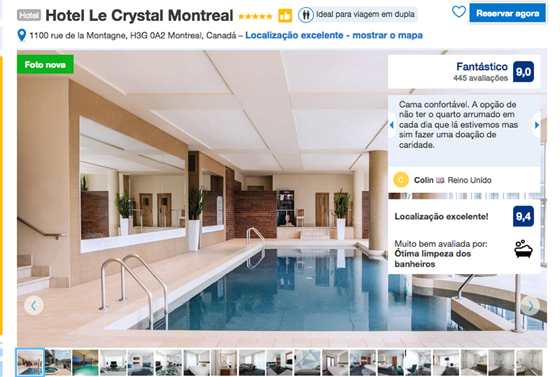 Hotel Le Crystal em Montreal