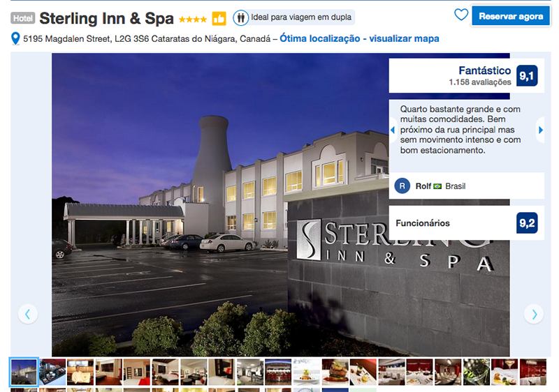 Hotel Sterling Inn & Spa em Niagara Falls