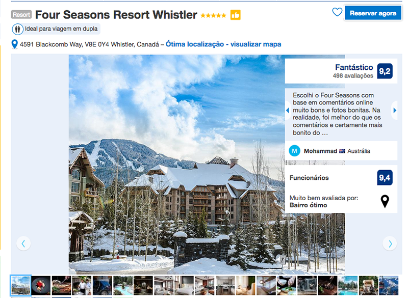 Hotel Four Seasons Resort em Whistler