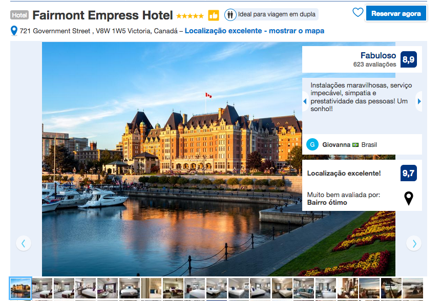 Hotel Fairmont Empress em Victoria