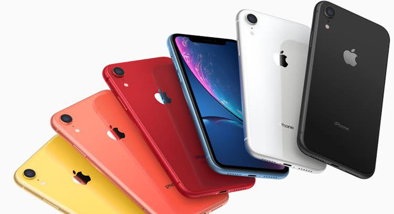 Cores do iPhone XR 