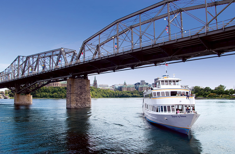 Cruzeiro turístico no rio Ottawa