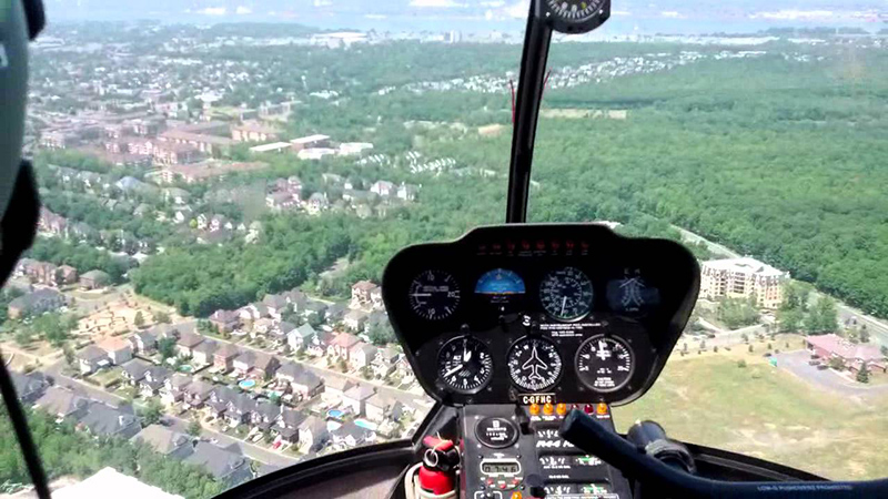 Passeio de helicóptero em Montreal 