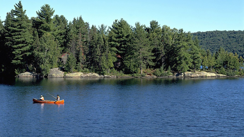 Canoagem no Algonquin Provincial Park em Toronto