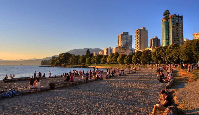 Praias em Vancouver