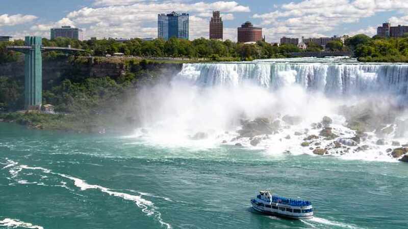 Vista de cima em Niagara Falls em Toronto