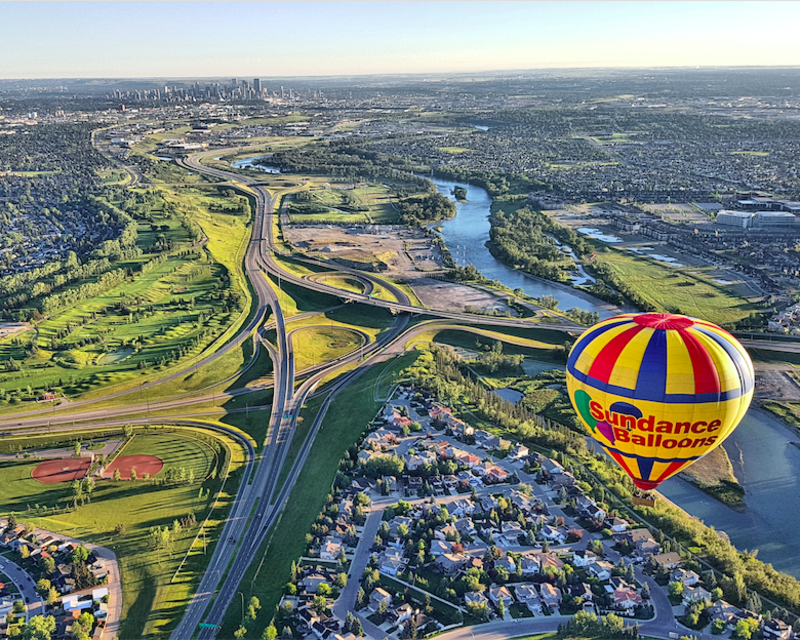 Passeio de balão em Calgary