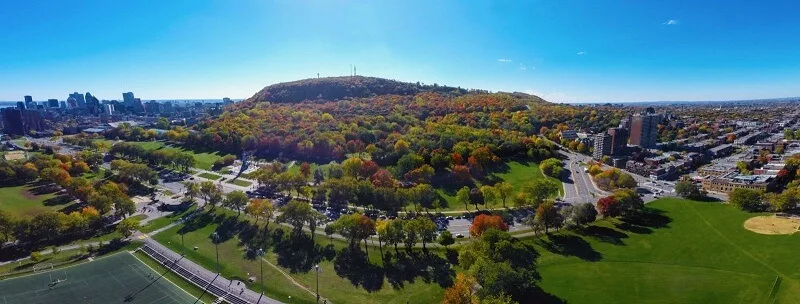 Região de Mont Royal em Montreal