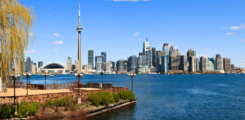 Mapa turístico de Toronto