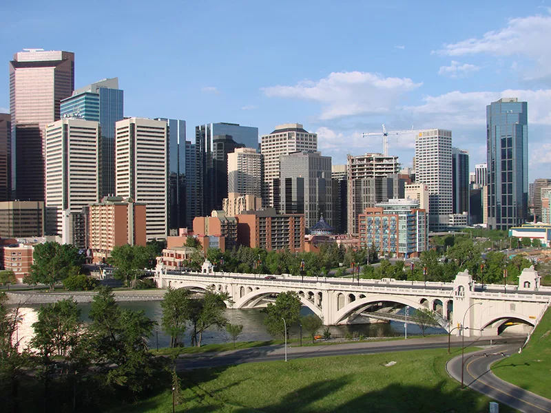 Vista de Calgary Downtown