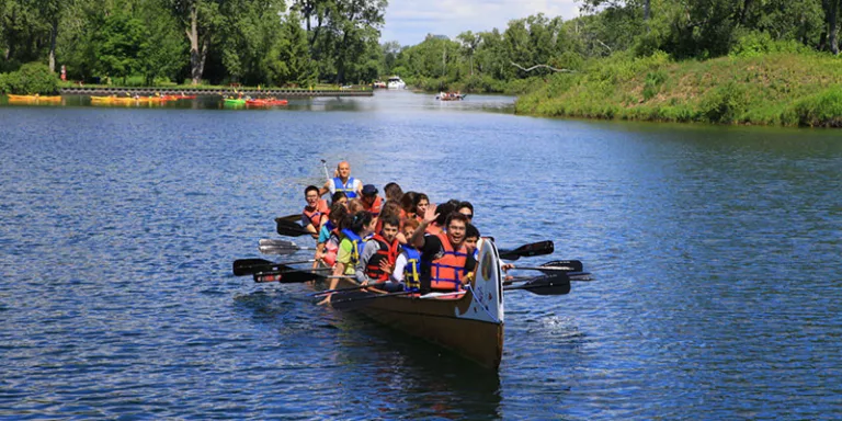 Excursão de canoa pelas Ilhas de Toronto