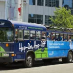 Passeio de ônibus turístico em Vancouver no Canadá