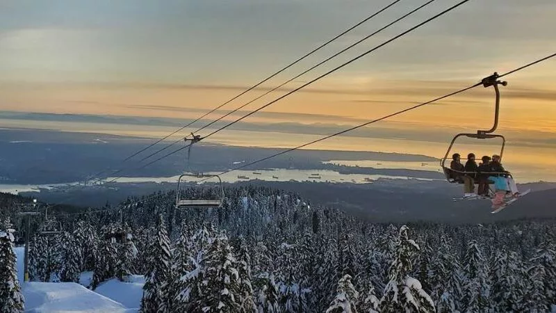 Paisagem Mount Seymour em Vancouver